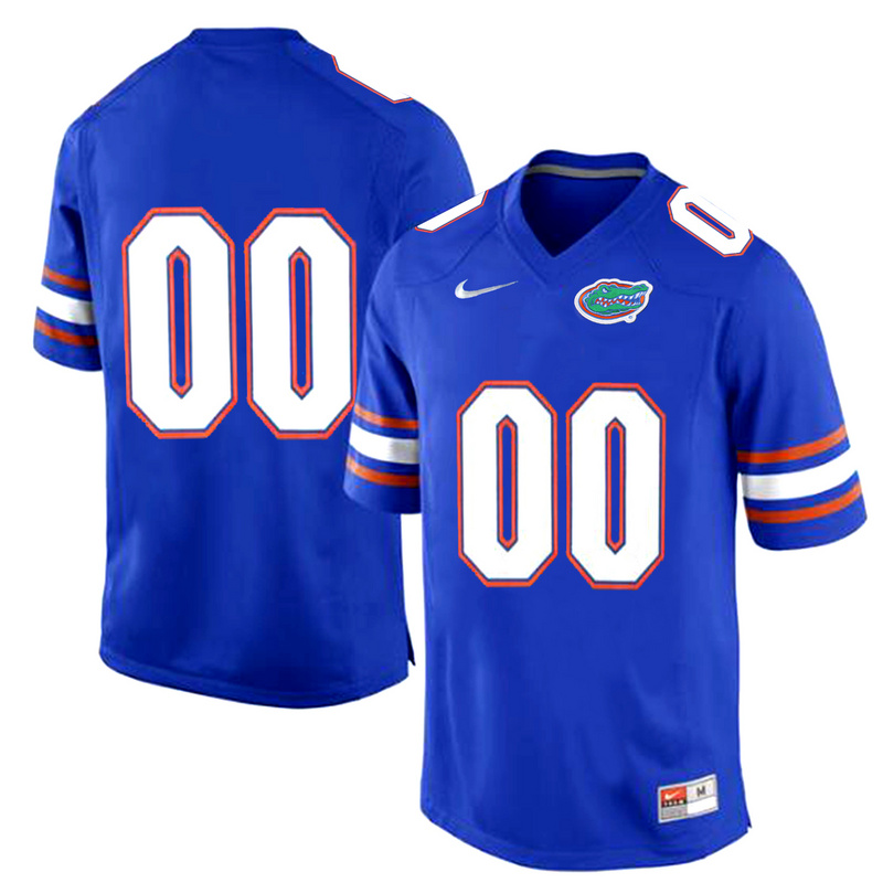 Men Florida Gators Customized College Football Jersey  Royal Blue